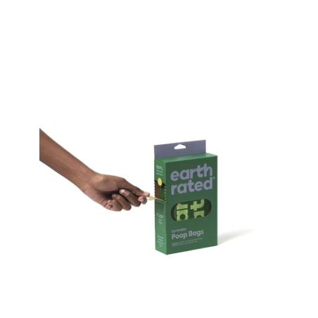 Earth Rated Poepzakjes Met Handvaten Lavendel Gerecycled - Afbeelding 3