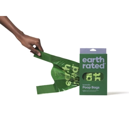 Earth Rated Poepzakjes Met Handvaten Lavendel Gerecycled - Afbeelding 4