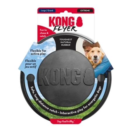 Kong Extreme Flyer Frisbee Zwart - Afbeelding 3