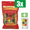 Lafeber  El Paso Nutri-Berries Parrot 284 g - Vogelvoer - 3 Zakken - Inclusief 6 stuks PetsHome Fruitkuipjes