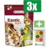 Versele-Laga Prestige Premium - Exotic Light Graanmix - Vogelvoer - 750 g - 3 Zakken - Inclusief 6 stuks PetsHome Fruitkuipjes