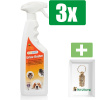 Ecopets Urinebuster Lavendel - 750 ML - 3 Stuks - Inclusief PetsHome Goudkleurige Adreskoker