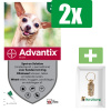 Bayer Advantix Spot On - 40/200 - TOT 4 KG - 6 Pipetten - Inclusief PetsHome Goudkleurige Adreskoker