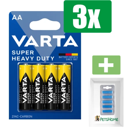 Varta 2006 AA Super Heavy Duty blister 4 - 3 Pakken - Inclusief PetsHome Geurstaafjes Fresh