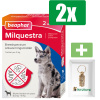 Beaphar Milquestra Ontworming Kleine Hond / Pup 2 Tabletten - 2 stuks - Inclusief PetsHome Goudkleurige Adreskoker