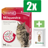 Beaphar Milquestra Ontworming Kat - 4 Tabletten - 2 stuks - Inclusief PetsHome Goudkleurige Adreskoker