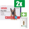 Beaphar Vlo Kill+ - Hond - Vanaf 11 Kg - 6 Tabletten - Inclusief PetsHome Goudkleurige Adreskoker