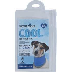 Kowloon Cool bandana PVA blauw XS, 17-22 cm