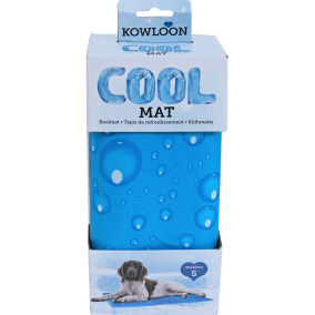 Kowloon Cool mat blauw bubble S, 50×40 cm