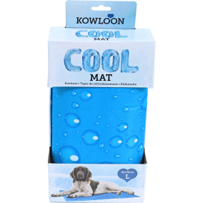 Kowloon Cool mat blauw bubble L, 90×50 cm