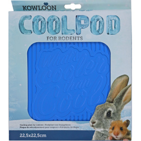 Kowloon Cool pod knaagdieren blauw, 22,5×22,5 cm