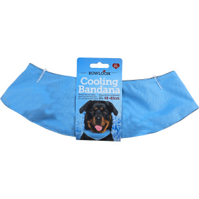Kowloon Cool Bandana verstelbaar XL 48-65 cm, lichtblauw