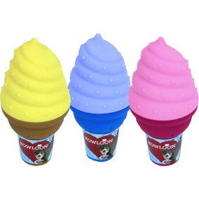 Kowloon hondenspeelgoed Frosti cream softijs vulbaar 9 cm, assorti