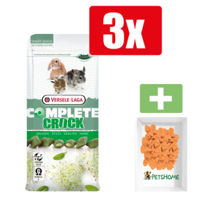 Versele Laga Complete Crock herbs 50 g Kruiden - Knaagdiersnacks - 3 Stuks - Inclusief PetsHome Drops Wortel Snoepjes