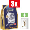 Kronch 100% Zalmsnacks - Hondensnacks - 600 GR - 3 Stuks - Inclusief PetsHome Goudkleurige Adreskoker