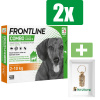 Frontline Combo - Anti vlooien- tekenmiddel - 2-10kg - Hond - 6 pipetten - 2 ST - 2 Stuks - Inclusief PetsHome Goudkleurige Adreskoker