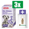 Beaphar No Stress navulling hond 30 ml - 3 Stuks - Inclusief PetsHome Goudkleurige Adreskoker