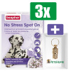 Beaphar No Stress Spot On Hond 3 PIP - 3 Stuks - Inclusief PetsHome Goudkleurige Adreskoker