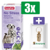 Beaphar No Stress Tabletten 20 ST - 3 Stuks - Inclusief PetsHome Goudkleurige Adreskoker