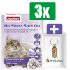 Beaphar No Stress Spot On Kalmeert En Stimuleert Goed Gedrag Kat 3 PIP - 3 Stuks - Inclusief PetsHome Goudkleurige Adreskoker
