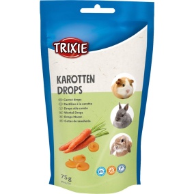 Trixie knaagdier drops wortel - 75gr