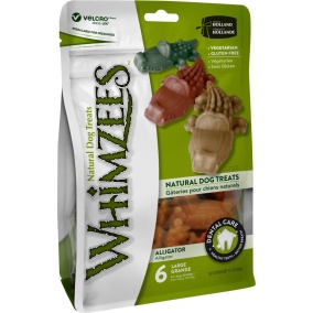 Whimzees alligator assorti large, 6 stuks in valuebag