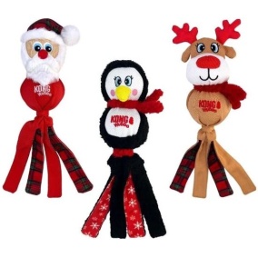 Kong hond holiday wubba assortie large