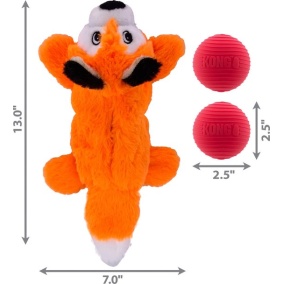 Kong Cozie Pocketz Fox