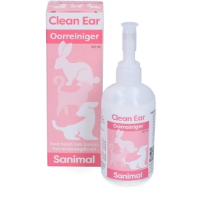 Sanimal clean ear
  oorreiniger hond/kat 60ml
