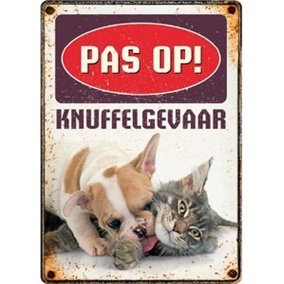 Plenty gifts waakbord blik knuffelgevaar