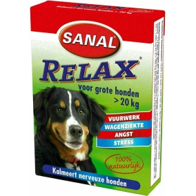 Sanal Dog Relax Kalmeringstablet Large > 20 kg 15 Tabletten