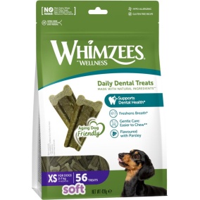Whimzees soft extra small valuebag a 56 stuks