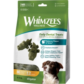Whimzees alligator assorti medium, 12 stuks in valuebag
