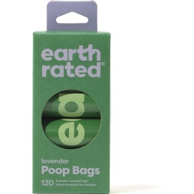 Earth Rated Poepzakjes Lavendel Gerecycled - 8X15 ST