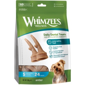 Whimzees antler small, 24 stuks in valuebag