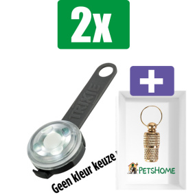 Trixie Usb Flasher Assorti - 3 x 3 x 8 cm  - 2 stuks - Inclusief PetsHome Goudkleurige Adreskoker