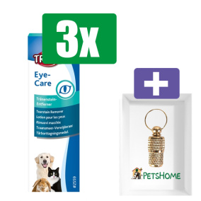 Trixie Traansmeer-Verwijderaar - 50 ML - 3 stuks - Inclusief PetsHome Goudkleurige Adreskoker