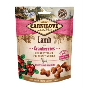 Carnilove Crunchy Snack Lam Cranberries - 200 gr
