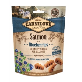 Carnilove Crunchy Snack Zalm Blauwe Bes - 200 gr
