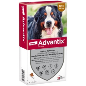 Elanco Advantix Spot-on hond 600 6 ml 6 pip