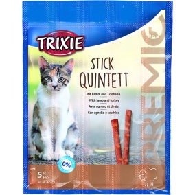 Trixie Premio Stick Quintett Lam En Kalkoen - 5 x 5 Gr
