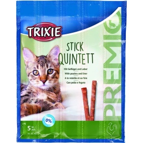 Trixie Premio Stick Quintett Gevogelte En Lever - 5 x 5 Gr