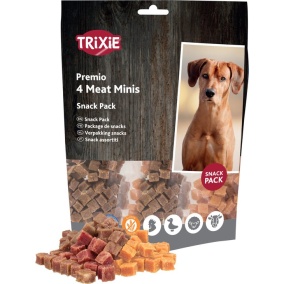 Trixie Premio 4 Meat Mini - Kip Eend Rund - 4 x 100 Gr