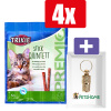 Trixie Premio Stick Quintett Gevogelte En Lever - 5 x 5 Gr - 4 Stuks - Inclusief PetsHome Goudkleurige Adreskoker