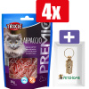 Trixie Premio Carpaccio Eend En Vis - 20 Gr - 4 Stuks - Inclusief PetsHome Goudkleurige Adreskoker