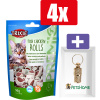 Trixie Premio Rolletjes Vis En Kip - 50 Gr - 4 Stuks - Inclusief PetsHome Goudkleurige Adreskoker