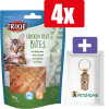 Trixie Premio Hapjes Kipfilet - 50 Gr - 4 Stuks - Inclusief PetsHome Goudkleurige Adreskoker
