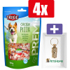 Trixie Premio Pizza Kip - 100 Gr - 4 Stuks - Inclusief PetsHome Goudkleurige Adreskoker