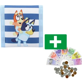 Bluey Portemonnee Jump Into Fun - Inclusief Speelgeld Munten En Biljetten