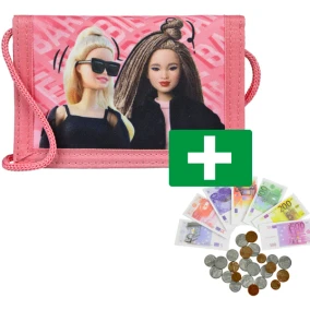 Portemonnee Barbie - Inclusief Speelgeld Munten En Biljetten